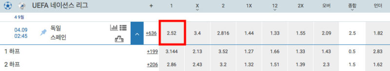 1xbet 1x2 배팅5