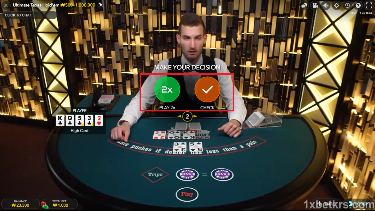 1XBET Poker 6