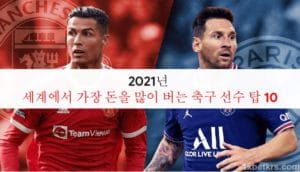 2021년 세계에서 가장 돈을 많이 버는 축구 선수 탑 10