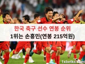 한국 축구 선수 연봉 순위