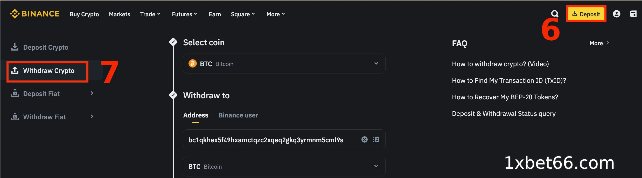 1XBET 입금 (충전) | 비트코인으로 1XBET을 입금하는 방법