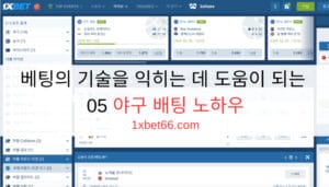 베팅의 기술을 익히는 데 도움이 되는 05 야구 배팅 노하우