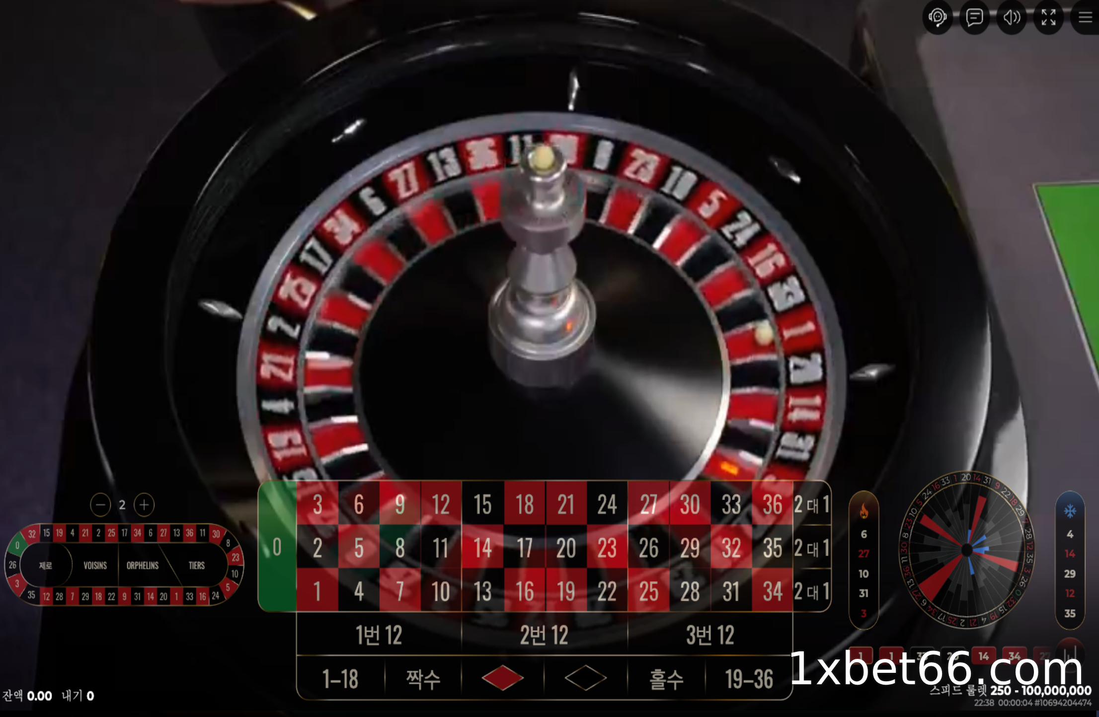 유러피언 룰렛 플레이를 우선시하세요